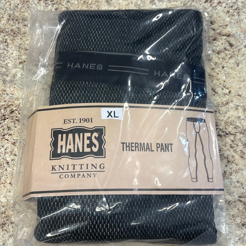 Hanes Originals Men's Thermal Bottom, Sizes XL